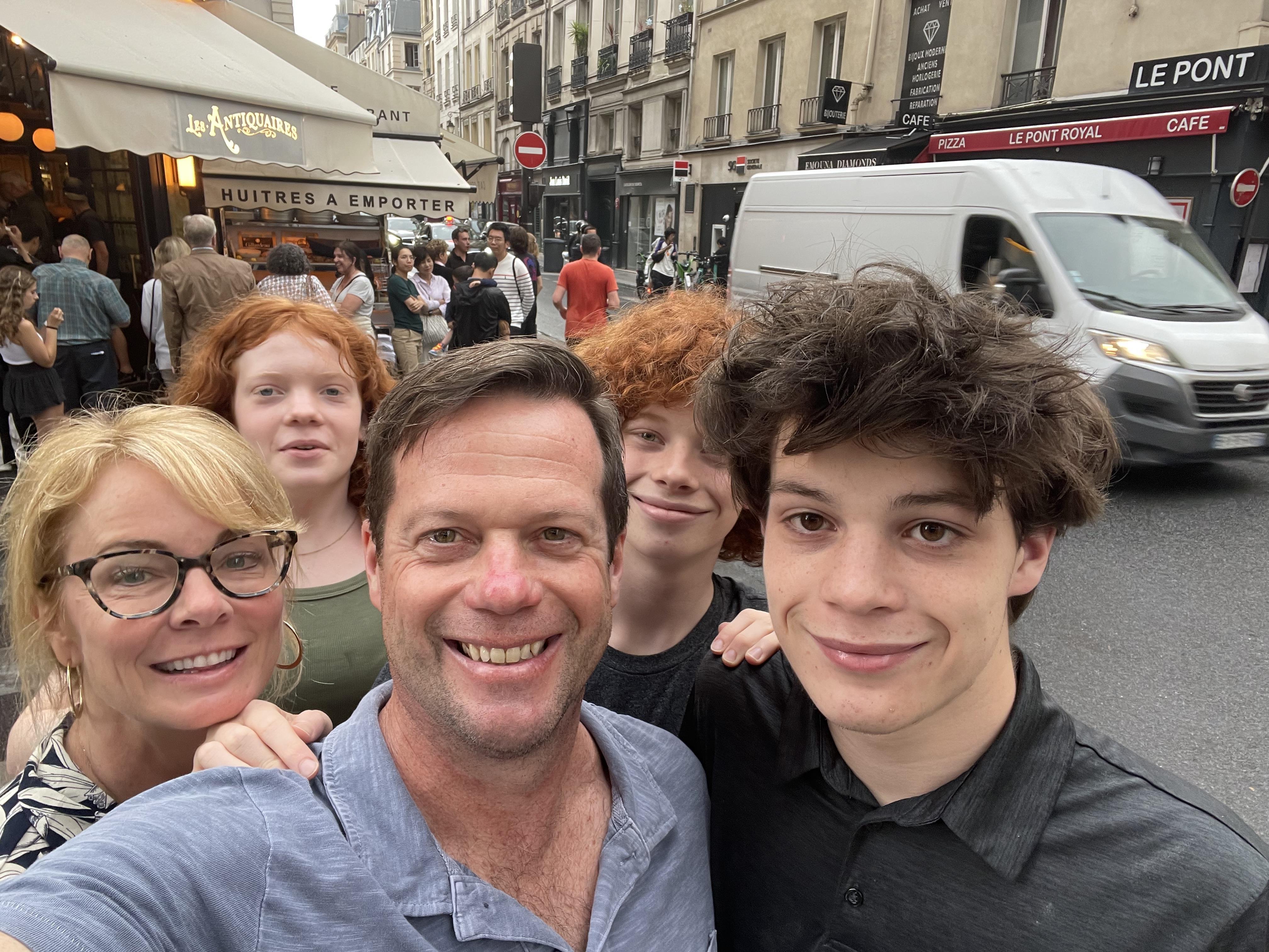 Ryan McDermott with his family